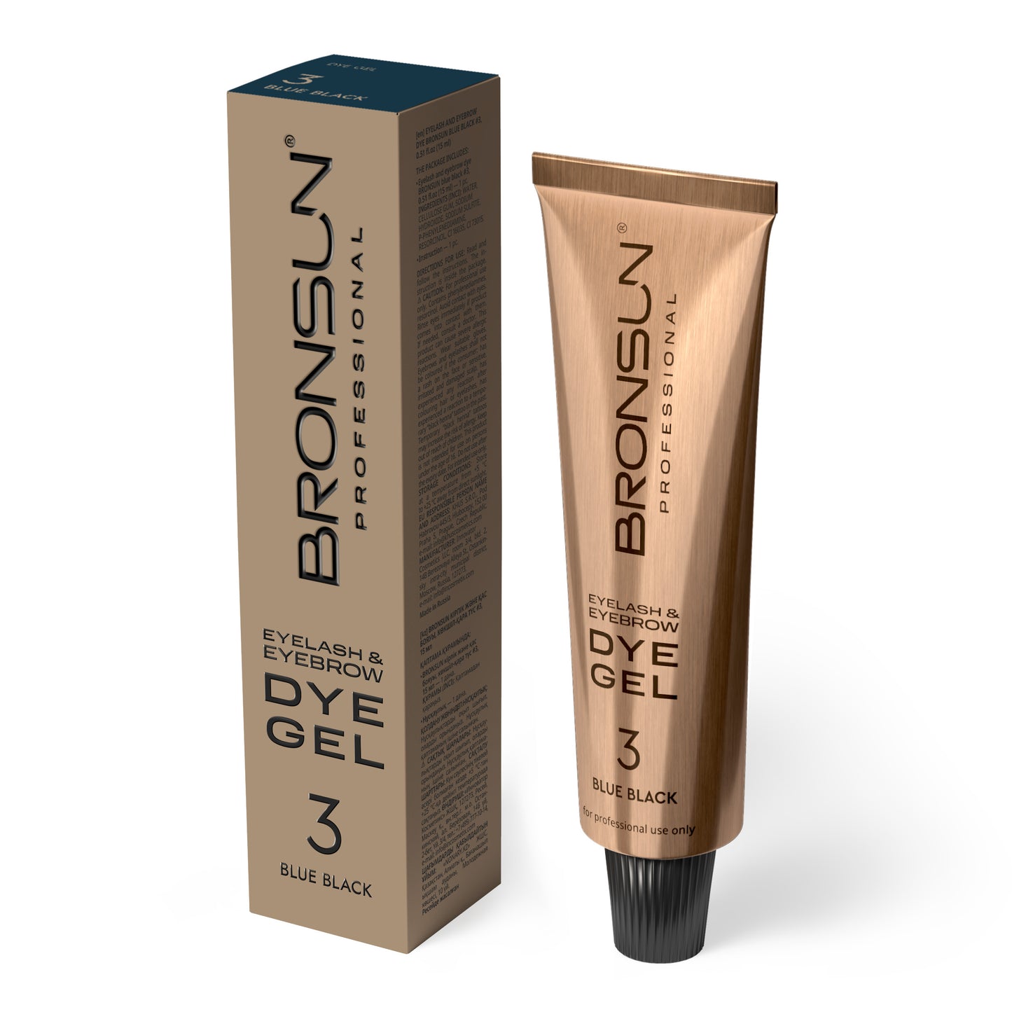 BRONSUN® tinte para cejas y pestañas efecto henna