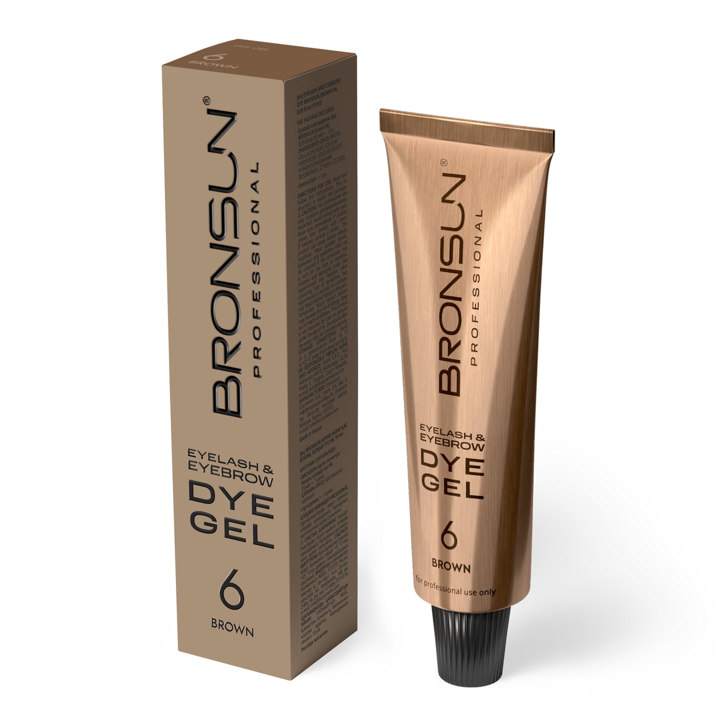 BRONSUN® tinte para cejas y pestañas efecto henna