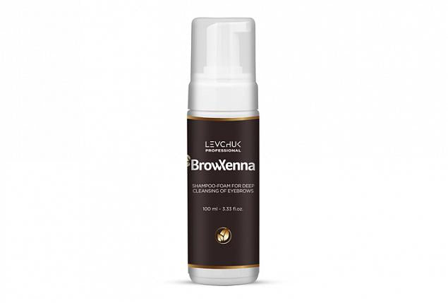 Shampoo-foam for deep cleansing of eyebrows, BrowXenna®