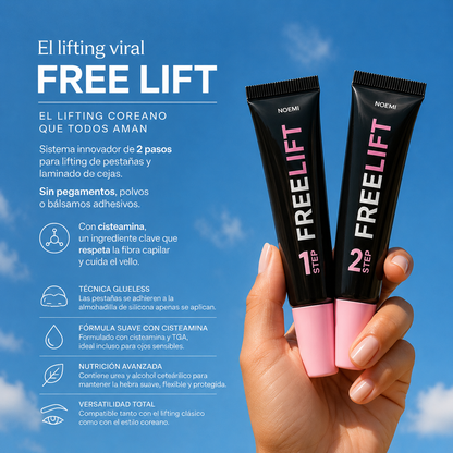 FREE LIFT – Sistema Coreano para Lash Lift y Brow Lamination