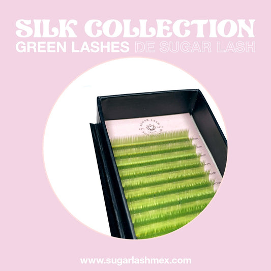Sugar Lash Silk color collection mix Verde