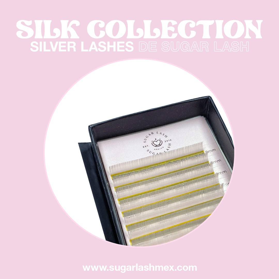 Sugar Lash Silk color collection mix 'Plata'