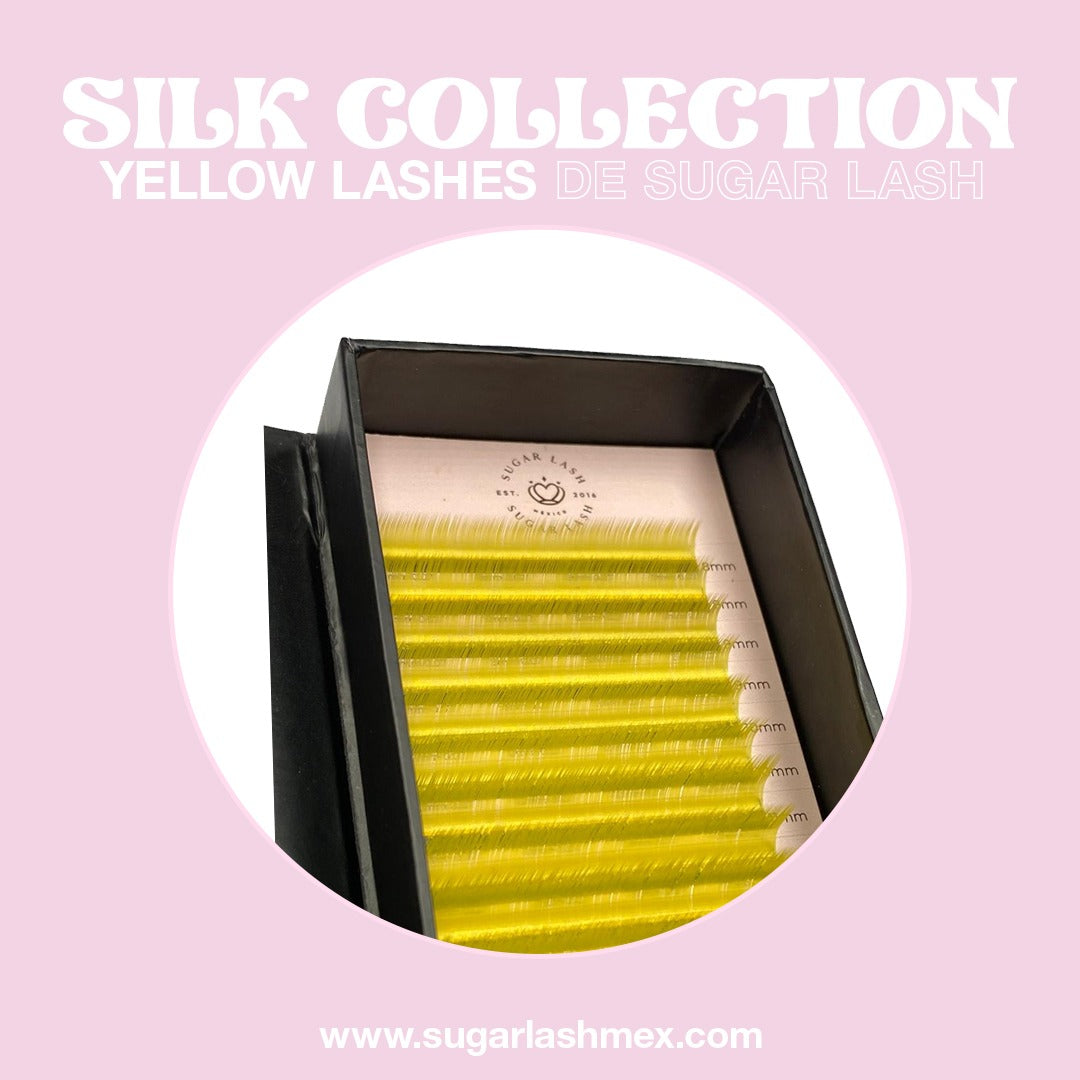 Sugar Lash Silk color collection mix 'Amarillo'