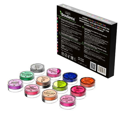 Set pigmentos neón BrowXenna